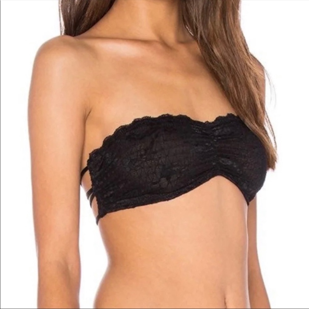 2/$25 Free People Essential Lace Bandeau Bralette - Picture 3 of 8